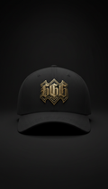Oversized Gothic Lettering Cap
